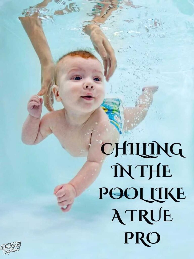 Clever Baby Swimming Captions For Instagram