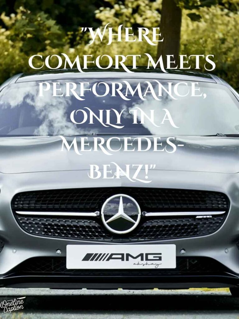 Mercedes Quotes for Instagram