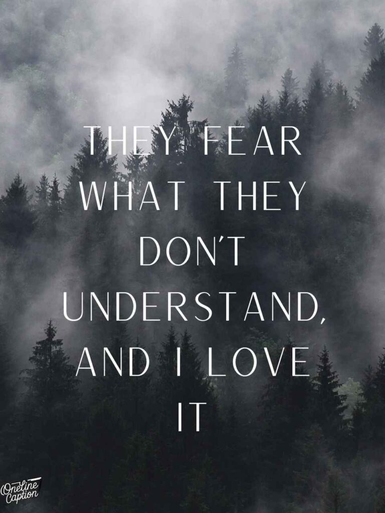 Savage Mysterious Captions For Instagram