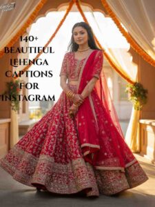 140+ Beautiful Lehenga Captions For Instagram in 2025