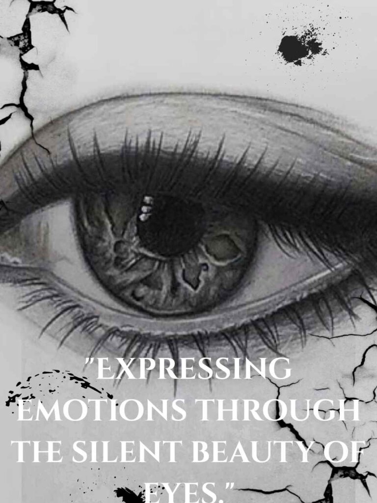 Eye Sketch Captions For Instagram