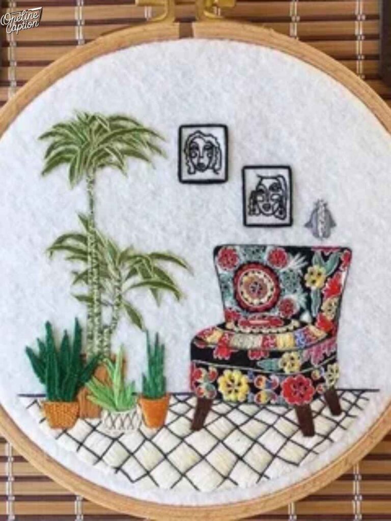 Hand Embroidery Captions For Instagram