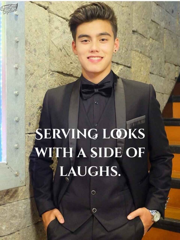 Handsome Boy Instagram Captions for Fun and Humor