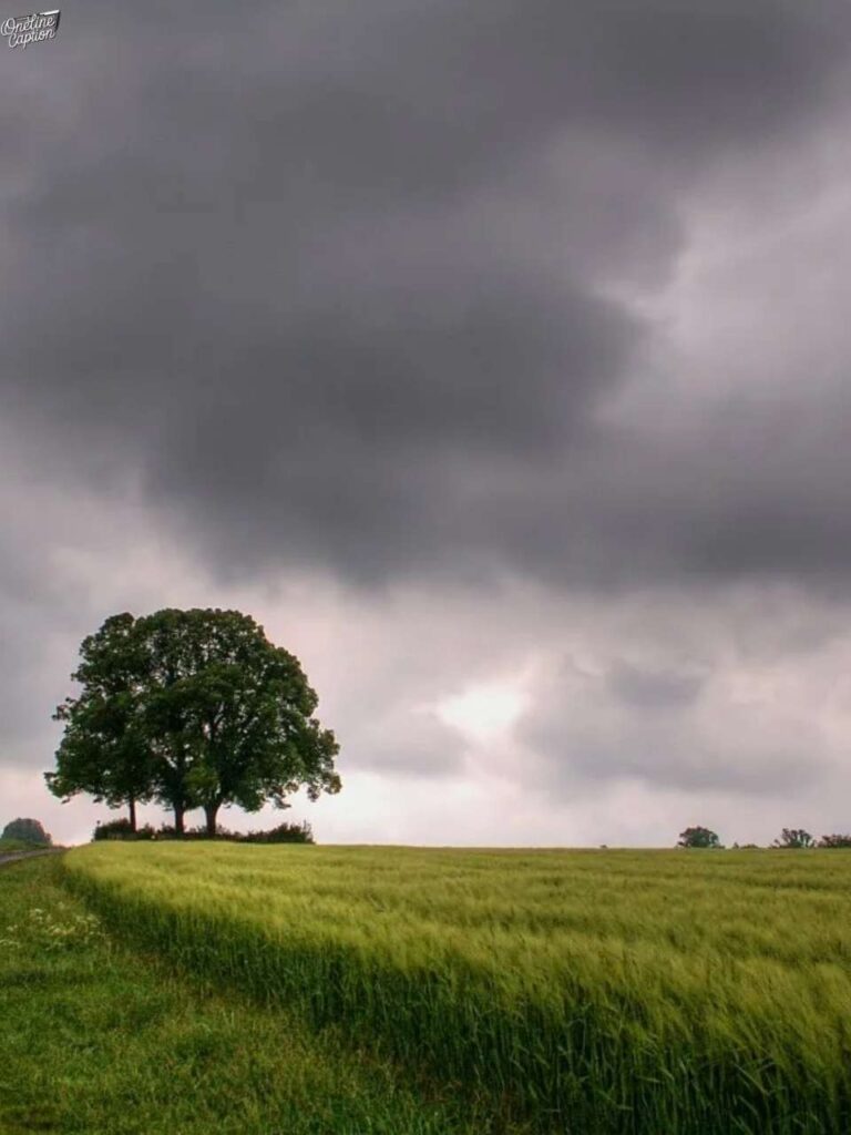 Poetic Cloudy Weather Instagram Captions