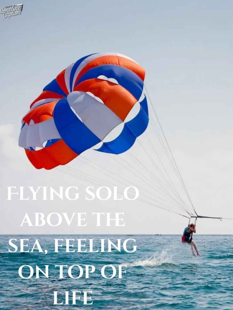 Short Parasailing Captions For Instagram