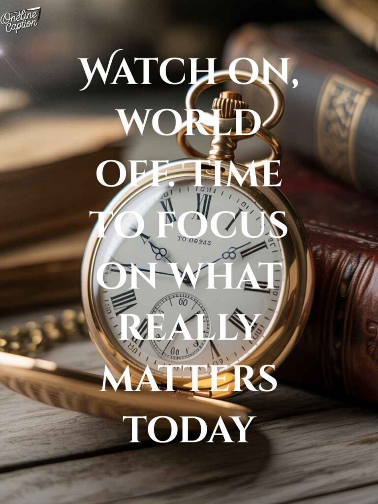 Short Watch Captions For Instagram