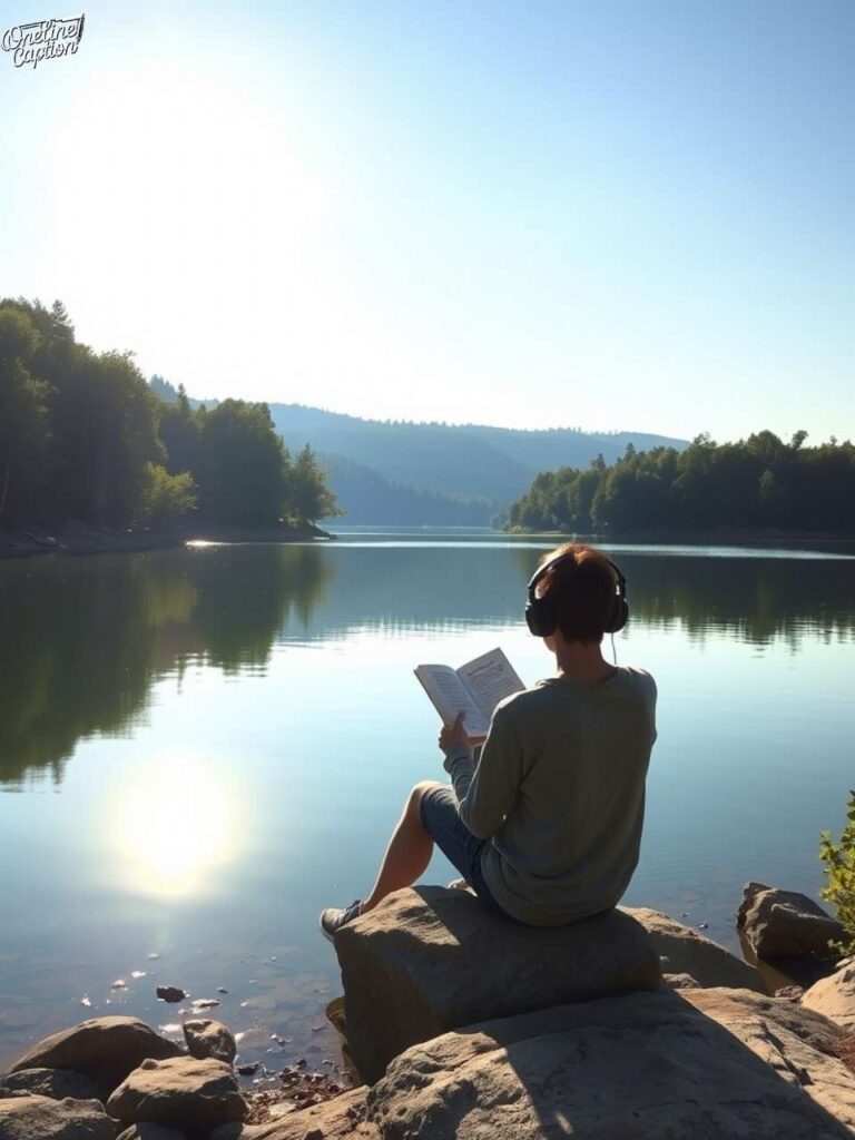 Unwind Instagram Captions for Stress Relief and Mental Peace