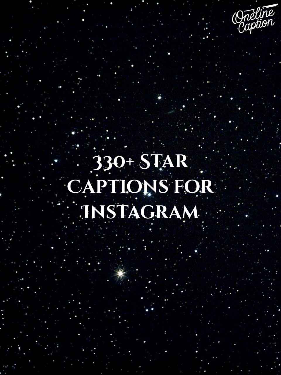 330+ Star Captions for Instagram
